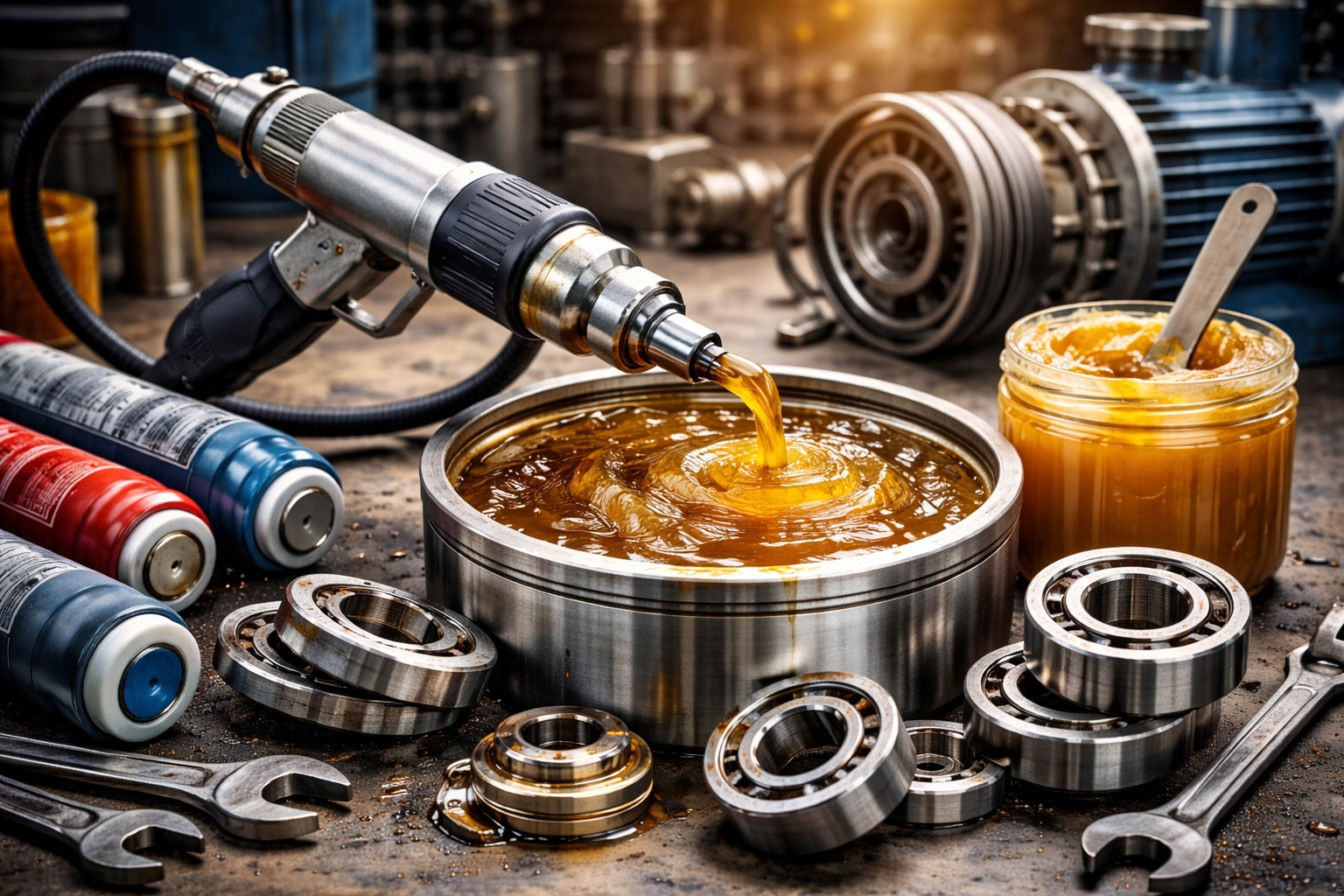 مشاوره گریس کاری | راهکار تخصصی افزایش عمر تجهیزات صنعتی